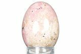 Polished Rhodonite Egg - Colorado #326768-1